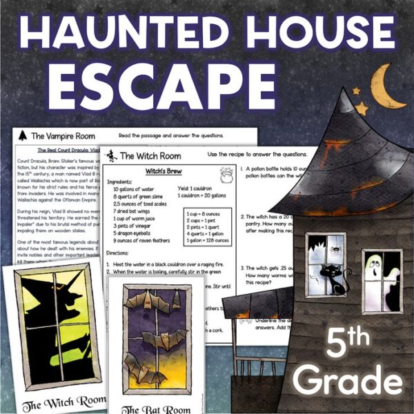 halloween escape room 5th grade